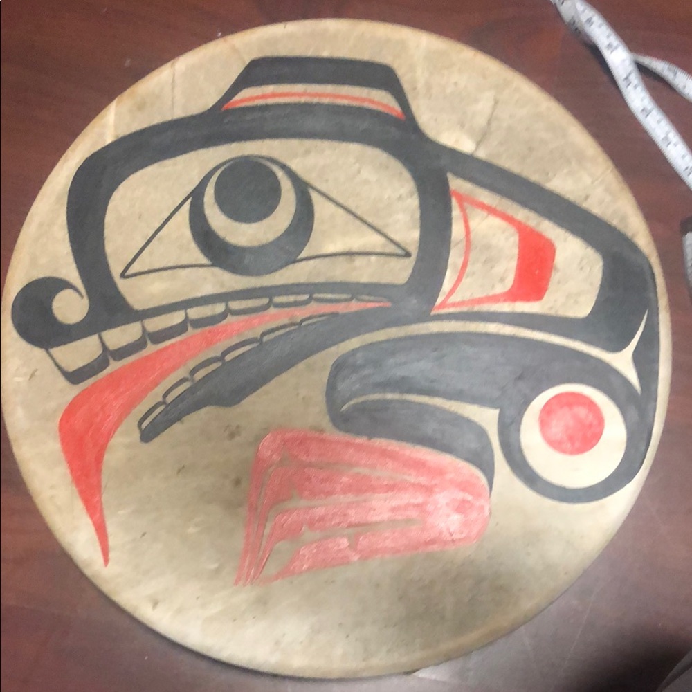 Indigenous Handmade Drum-Bear